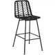 Барный стул MEBEL ELITE JERRY, Ротанг черный ME.JERRY/CZ/CZ/RT/H - изображение 1