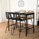 Барный стул MEBEL ELITE JERRY, Ротанг черный ME.JERRY/CZ/CZ/RT/H - изображение 3