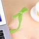 Гибкий USB вентилятор для повербанков и ноутбуков, портативный, Салатовый - изображение 4