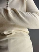 Свитер женский A-N 02493 букле с пуговицами тонкий и теплый базовый one size молочный - изображение 7