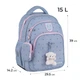 Рюкзак шкільний KITE Education SET_K25-763M-1 College Line Girl + (пенал, сумка для взуття) напівкаркасний /SET_K25-763M-1/ - зображення 3