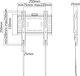 Настінне кріплення Cabletech UCH0181 23" - 42" (5901890007467) - зображення 7