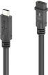 Kabel PureLink Premium USB4 Gen2 Micro Coax USB-C Male / Female Extension Cable 3 m Black (PI6630-030) - obraz 1
