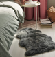 Килим IKEA ULLERSLEV Овеча шкіра 85 см Світло-сірий 405.013.02 - зображення 2