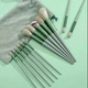 Набор из 13 кистей для макияжа Makeup Brushes set Зеленые - изображение 3