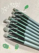 Набор из 13 кистей для макияжа Makeup Brushes set Зеленые - изображение 8