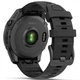 Спортивные часы GARMIN Fenix E 47mm AMOLED Slate Gray with Black Silicone Band - изображение 8