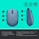 Миша Logitech M171 Wireless Mouse Blue Grey (6857589) - изображение 4