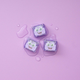 Kostki sensoryczne świecące w wodzie Glo Pals Light Up Cubes Lumi Fioletowe (0850016823106) - obraz 4