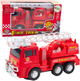 Wóz strażacki LEAN Toys Straż pożarna z ruchomą drabiną oraz światłami i dźwiękami 24788 (5905991058380) - obraz 2