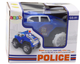 Zabawka LEAN Toys Autko policyjne przewrotek z czujnikiem przeszkód I z obrotem 360° oraz ze światłami i dźwiękami Niebieskie 24769 (5905991058199) - obraz 1