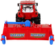 Zabawka LEAN Toys Ciągnik z pługiem z napędem frykcyjnym Czerwony 14844 (5905515353090) - obraz 6