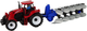 Zabawka LEAN Toys Farma Traktor z pługiem Czerwony 14851 (5905515353168) - obraz 3