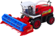 Zabawka LEAN Toys Kombajn zbożowy farmerski rolniczy z hederem napędem Czerwony 24797 (5905991058472) - obraz 3