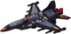 Іграшка LEAN Toys Військовий винищувач F35 що їздить з світлом і звуками Чорний 17859 (5905991007098) - зображення 3