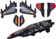 Іграшка LEAN Toys Військовий винищувач F35 що їздить з світлом і звуками Чорний 17859 (5905991007098) - зображення 4