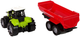 Zabawka LEAN Toys Traktor z przyczepką i z dźwiękiem Zielony 11109 (5905515354035) - obraz 5