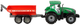 Zabawka LEAN Toys Traktor z przyczepą z napędem frykcyjnym Zielono-czerwony 14834 (5905515352994) - obraz 6