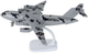 Zabawka LEAN Toys United Samolot wojskowy HW-605 ze statywem Moro Szary 15672 (5905679071953) - obraz 5