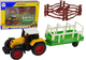 Zestaw LEAN Toys Farma Traktor z przyczepą i koniem 1:64 13292 (5905323214941) - obraz 2