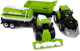 Zestaw pojazdów farmerskich LEAN Toys Traktor + Kombajn + Cysterna + Naczepa 12127 (5904665998687) - obraz 5