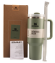Термос термокружка Stanley Quencher H2.0 Tumbler из нержавеющей стали Олива 1,18 л KT6007801 - изображение 6