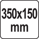 Піддон з магнітним дном YATO 350x150 мм (YT-0831) - зображення 2