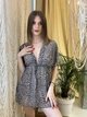 Халат пляжный женский из сеточки Felisiya Lingerie 87-лео One size(L-XL) Черный - изображение 7