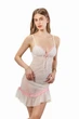 Нічна сорочка жіноча з сіточки Felisiya Lingerie Айворі 52-004 S - зображення 4