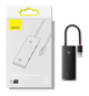 USB-Хаб Baseus Lite Series 4 in 1 (USB-A to USB 3.0*4) 1m Black - зображення 9