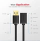 USB удлинитель UGREEN US103 USB 2.0 A Male to A Female Cable 5м (10318) - изображение 4