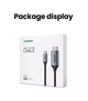 Кабель USB Type-C to HDMI 4K Ugreen MM142 2м Переходник Ultra HD (4K@60Hz; 1080P@144Hz) Aluminium Black (50571 - изображение 10