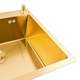 Комплект кухонної мийки Platinum 60*50 PVD ST4314 Gold - зображення 5