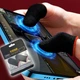 Игровые напальчники Wasp Feeler черные (аналог Flydigi от Xiaomi) с красным манжетом для игры на телефоне Pubg Call of Duty mobile - изображение 1