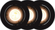 Ruchome oczko podtynkowe Nordlux Smart Carina 3 x GU10 Czarne (2015670103) - obraz 1
