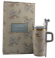 Термос термокружка Stanley Quencher H2.0 Tumbler из нержавеющей стали 0,59 л Roza Beaux Blue KT6007863 - изображение 1