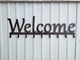 Вешалка на стену с металла Welcome (80 см) - изображение 4