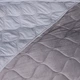 Набор покрывало MirSon Евро 200x220 см + Наволочки №5051 Velor charm Light Gray 50x70 см 2 шт Велюр + Микрофибра (2200008376826) - изображение 3