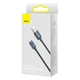 Кабель Baseus Crystal Shine Series Fast Charging Data Cable USB to Type-C 100W 2m Black - зображення 2