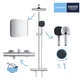 Душевая система Grohe QuickFix Vitalio Comfort System 250 Cube 26696001 - зображення 3
