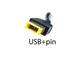 Блок питания для Lenovo 20V 6.75A 135W (USB+pin) 2pin гнездо (с кабелем питания) . - изображение 2