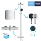 Душевая система Grohe QuickFix Vitalio Comfort System 250 26984001 - изображение 4