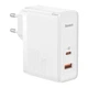 Сетевое зарядное устройство Baseus GaN5 Pro 2 порта, USB + Type-C 100W + кабель Type-C/Type-C 1М (CCGP090202) - зображення 1