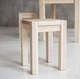 Табурет дерев'яний кухонний KOSKO legs S-1 35*35*48 Ясен Weiss - изображение 1