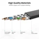 Патч корд Ugreen мережевий кабель 10 Гбіт \ Ethernet RJ45 Cat 7 плоский 0.5М Black (NW107) - зображення 4