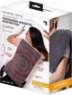 Электрогрелка массажная подстилка MASSAGING WEIGHTED HEATING PAD 30x50 см 160 Вт Серая с нагревом и вибрацией для спины с утяжелением для глубокого мышечного расслабления и профессионального домашнего массажа - изображение 6