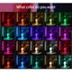 LED - освітлювач, відеосвітло, жезл RGB - Rainbow Stick Light 50 см з вбудованим АКБ та пультом - зображення 13