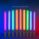 LED - освітлювач, відеосвітло, жезл RGB - Rainbow Stick Light 50 см з вбудованим АКБ та пультом - зображення 14