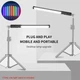 LED - освітлювач, відеосвітло, жезл RGB - Rainbow Stick Light 50 см з вбудованим АКБ та пультом - зображення 15