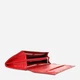Кошелек женский кожаный для карточек Karya 1071-019 Красный (ROZ6501086683) - изображение 5